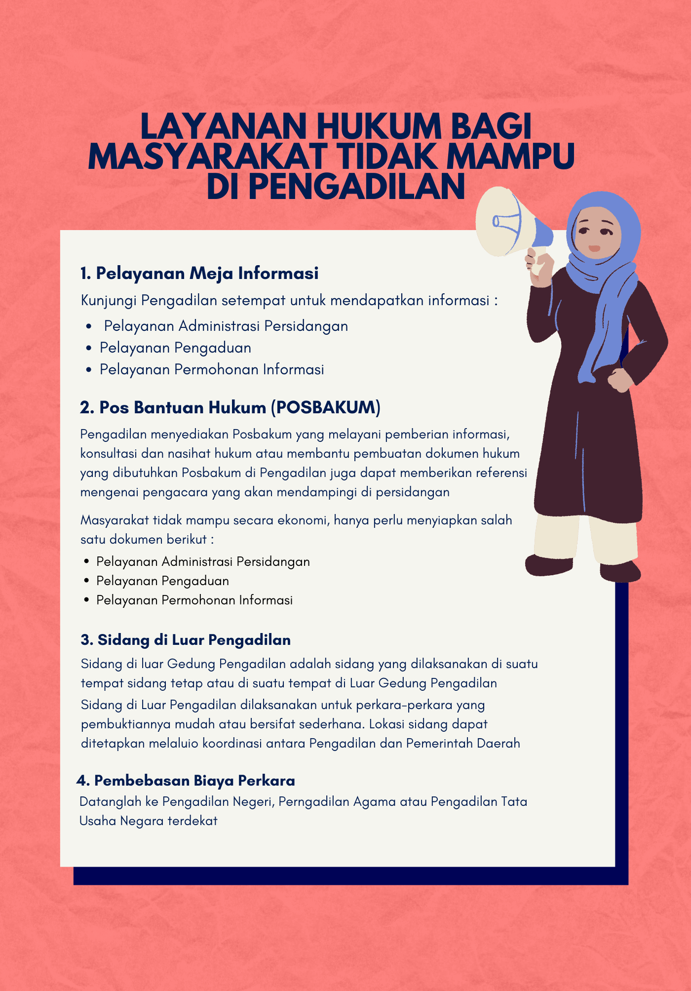 Layanan Hukum Bagi Masyarakat Tidak Mampu di Pengadilan